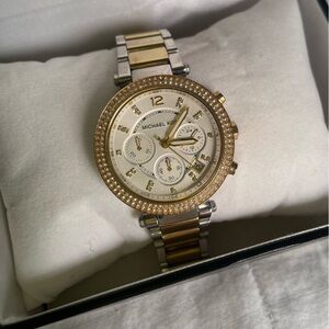 Michael Kors Gold and Silver Women's Watch